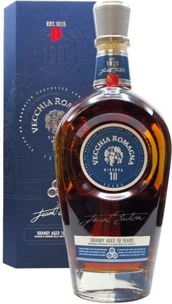 Бренди Vecchia Romagna Riserva 18 Years Old, gift box, 0.7 л