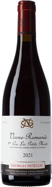 Вино Domaine Georges Noellat, Vosne-Romanee 1er Cru Les Petits Monts AOC, 2021