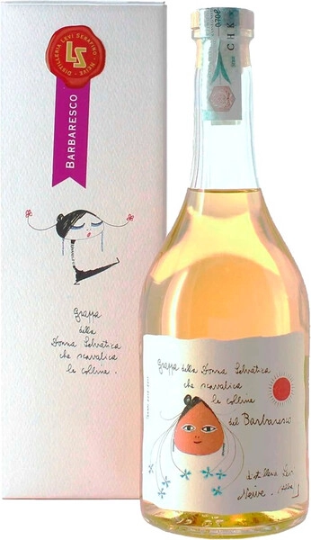 Граппа Distilleria Levi Serafino di Levi Romano, Grappa Barbaresco, gift box, 0.7 л