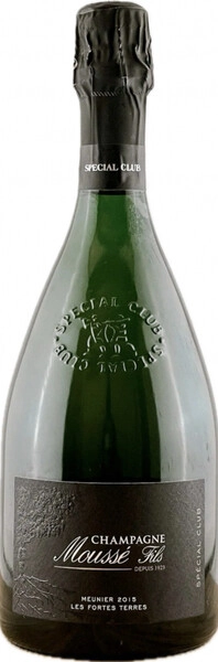 Шампанское Champagne Mousse Fils, Special Club Les Fortes Terres Extra Brut, Champagne AOC, 2015, 1.5 л
