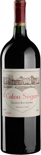 Вино Chateau Calon-Segur Saint-Estephe 3-eme Grand Cru Classe 2003, 1.5 л