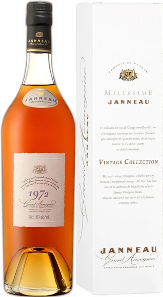 Арманьяк Janneau, Vintage Collection, 1972, gift box, 0.7 л