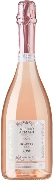 Игристое вино Albino Armani, Prosecco DOC Rose Extra Dry, 2023