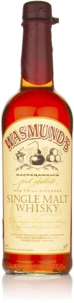 Виски Copper Fox, Wasmund's, 0.7 л
