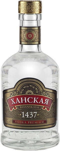 Водка Ханская де Люкс Премиум, 0.5 л