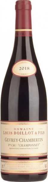 Вино Domaine Louis Boillot & Fils, Gevrey-Chambertin 1er Cru Champonnet AOC, 2018
