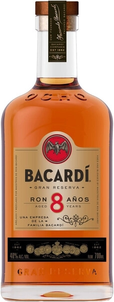 Ром Bacardi Gran Reserva 8 Anos, 0.7 л