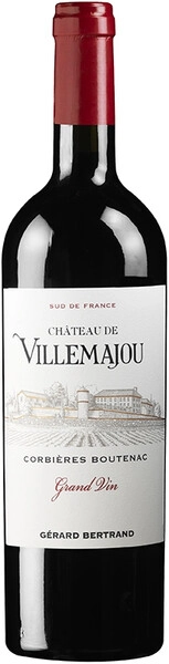 Вино Gerard Bertrand, Chateau de Villemajou Rouge, Corbieres Boutenac AOP, 2020