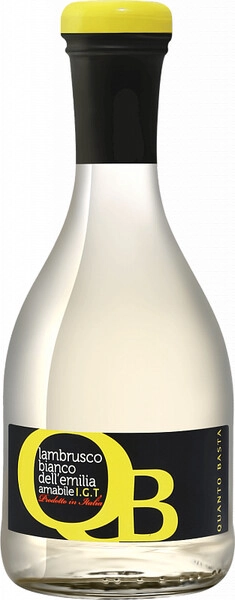 Игристое вино Quanto Basta Lambrusco dell 'Emilia Bianco IGT, 200 мл