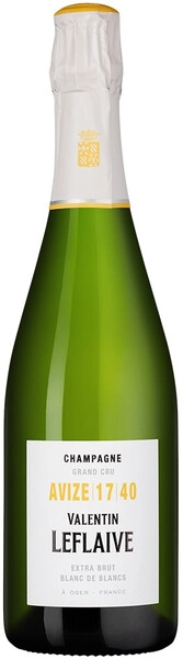 Шампанское Valentin Leflaive, Avize Extra Brut Blanc de Blancs, Champagne AOC, 2017