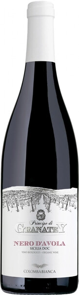 Вино Colomba Bianca, Principe di Granatey Nero d'Avola, Sicilia DOC, 2022