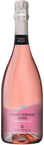 Игристое вино Pirovano, Colle Bacco Pinot Grigio Rose Brut