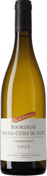 Вино David Duband, Bourgogne Hautes-Cotes de Nuits Blanc AOC, 2022