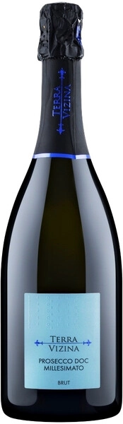 Игристое вино Terra Vizina Prosecco DOC Brut Millesimato, 2023