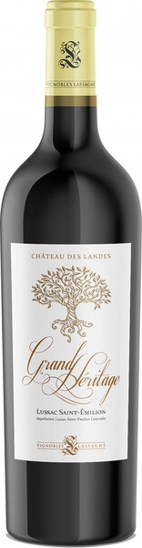 Вино Chateau des Landes, Grand Heritage, Lussac Saint-Emilion AOC, 2016