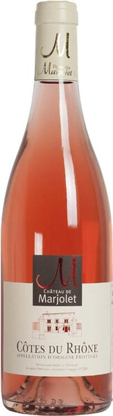 Вино Chateau de Marjolet, Cotes du Rhone AOC Rose, 2022