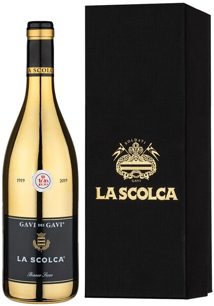 Вино La Scolca, Gavi di Gavi DOCG, 2021, gift box Golden