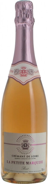 Игристое вино La Petite Marquise Cremant de Loire AOC Rose Brut, 2023