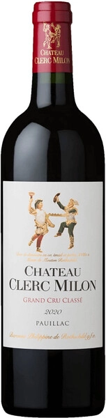 Вино Chateau Clerc Milon, Grand Cru Classe Pauillac AOC, 2020