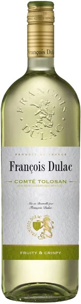 Вино "Francois Dulac" Comte Tolosan IGP Medium Dry, 2025, 1 л