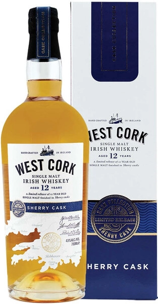Виски West Cork Sherry Cask 12 Years, gift box, 0.7 л