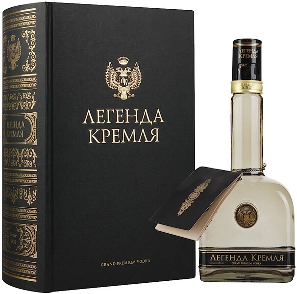 Водка Легенда Кремля, в подарочной упаковке (фолиант), 50 мл