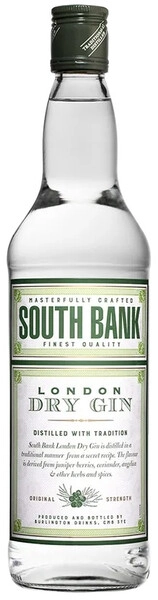 Джин South Bank London Dry Gin, 0.7 л