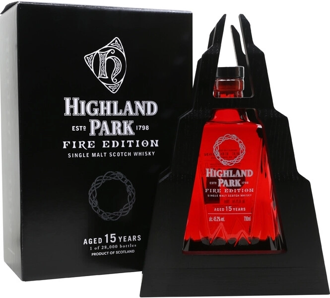 Виски Highland Park, Fire Edition 15 Years Old, gift box, 0.7 л