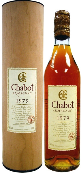 Арманьяк Chabot, 1979, gift tube, 0.7 л
