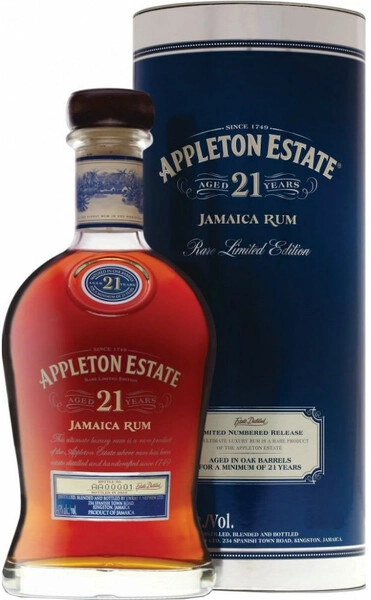Ром Appleton Estate 21 Years Old, in tube, 0.7 л