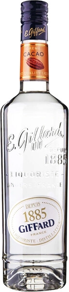 Ликер Giffard, Creme de Cacao White, 0.7 л
