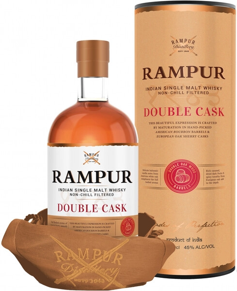 Виски Rampur Double Cask, in tube, 0.7 л