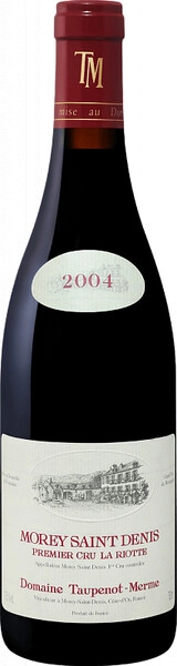 Вино Domaine Taupenot-Merme, Morey Saint Denis Premier Cru La Riotte AOC, 2004