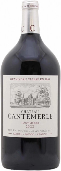 Вино Chateau Cantemerle, Haut-Medoc AOC 5-me Grand Cru, 2022, 3 л