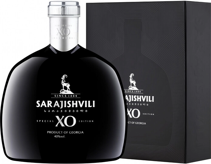 Коньяк Sarajishvili XO Black Edition, gift box, 0.7 л