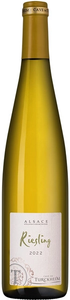 Вино Cave de Turckheim, Riesling, Alsace AOC, 2022