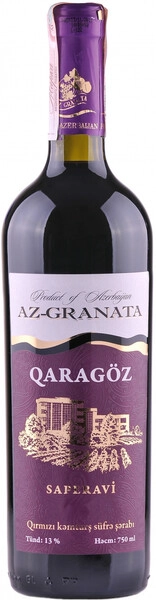 Вино Az-Granata, Qaragoz Saperavi Semi-Dry