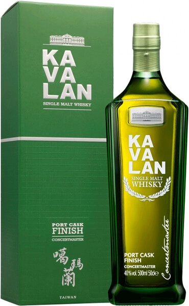 Виски Kavalan, Concertmaster Port Cask Finish, gift box, 0.5 л