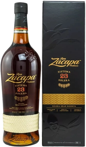 Ром Zacapa Centenario, Solera Gran Reserva 23, gift box, 1 л