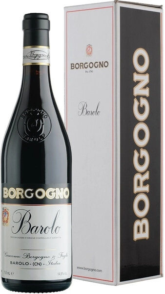 Вино Borgogno, Barolo DOCG, 2021, gift box