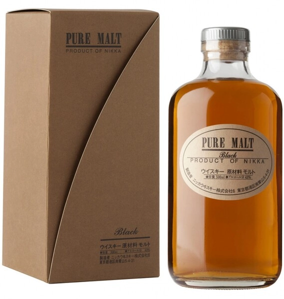 Виски Nikka Pure Malt Black, gift box, 0.5 л