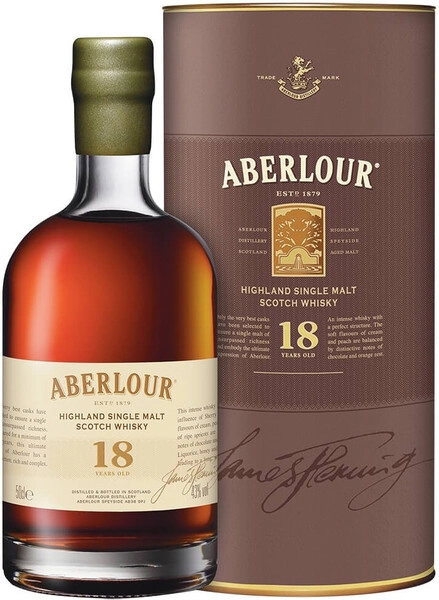 Виски Aberlour 18 Years Old Double Cask, in tube, 0.5 л