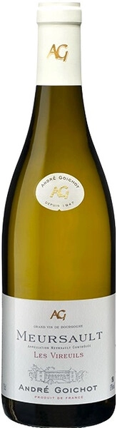Вино Andre Goichot, Meursault Les Vireuils AOC, 2020