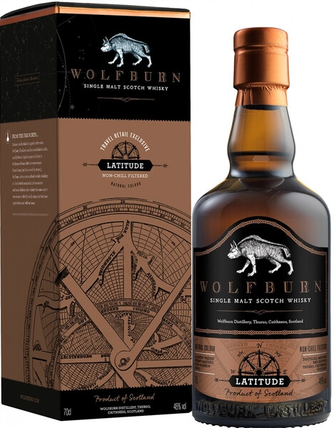 Виски Wolfburn, Latitude Single Malt, gift box, 0.7 л