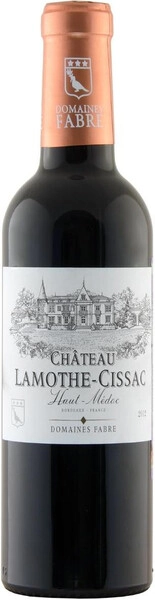 Вино "Chateau Lamothe-Cissac" Cru Bourgeois, Haut-Medoc AOC, 2016, 375 мл