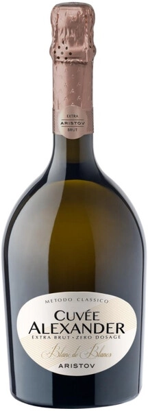 Игристое вино Aristov. Cuvee Alexander Blanc de Blancs Extra Brut