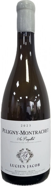Вино Lucien Jacob, Puligny-Montrachet Au Paupillot AOC, 2023