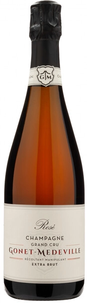 Шампанское Champagne Gonet-Medeville, Rose Grand Cru Extra Brut, Champagne AOC, 2021