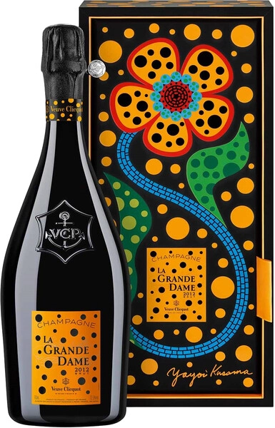 Шампанское Veuve Clicquot, La Grande Dame, 2012, Limited Edition Design by Yayoi Kusama, gift box