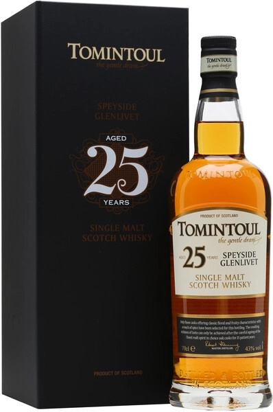 Виски Tomintoul 25 Year Old, gift box, 0.7 л